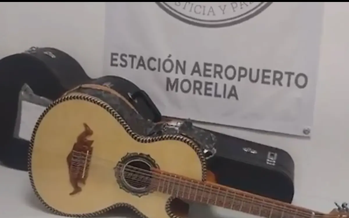 Guitarra incautada